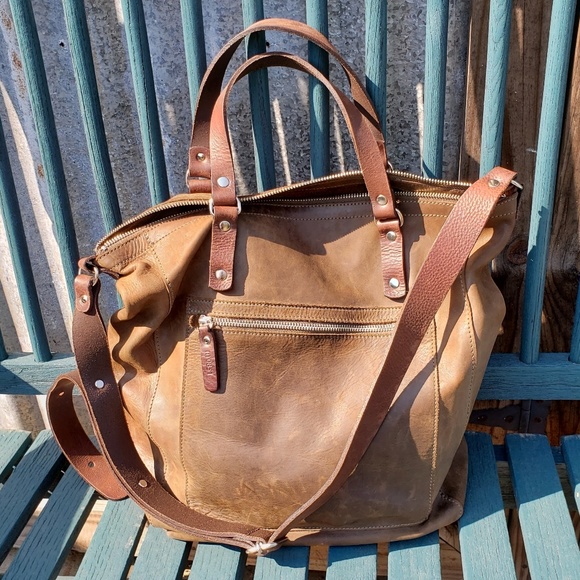 m0851 Handbags - M0851 transport tote shopper leather bag